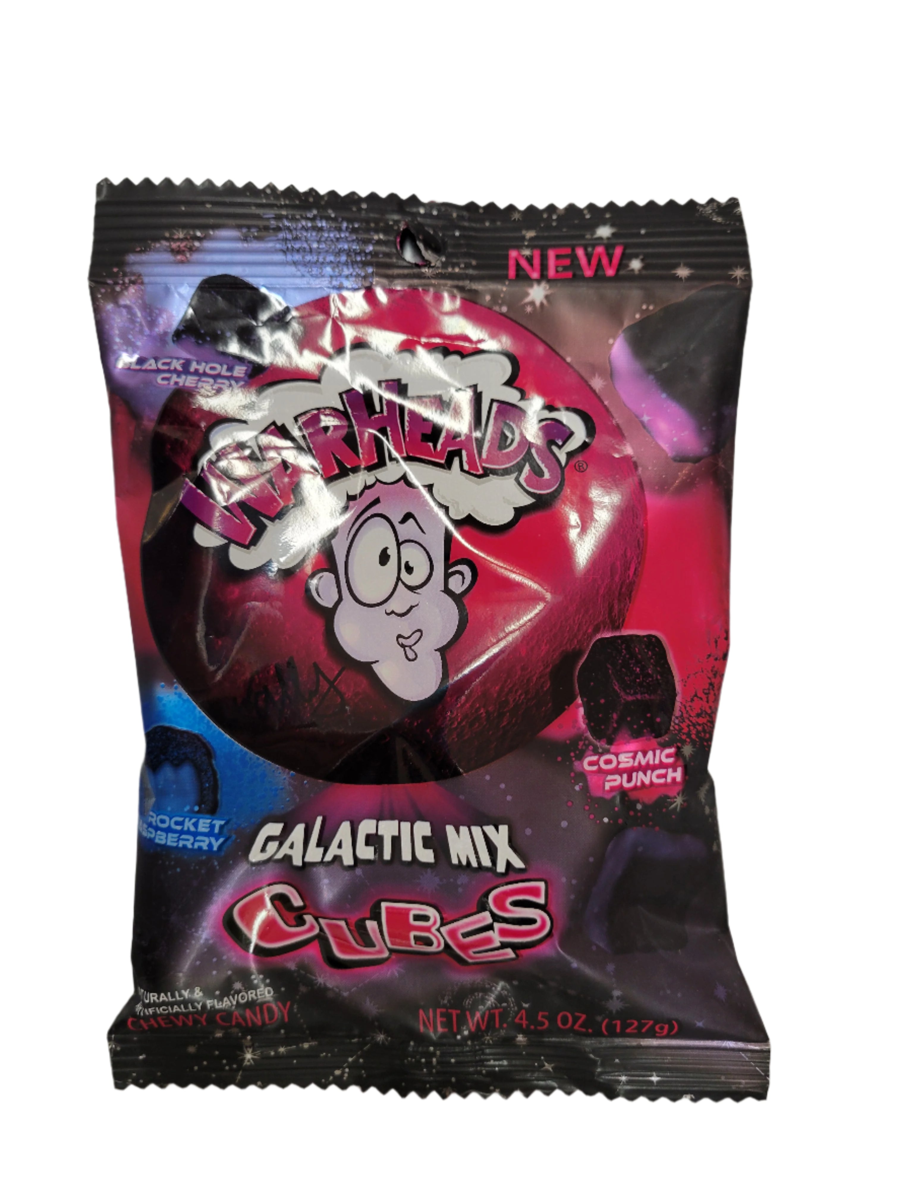 Warheads Galactic Mix Cubes Peg