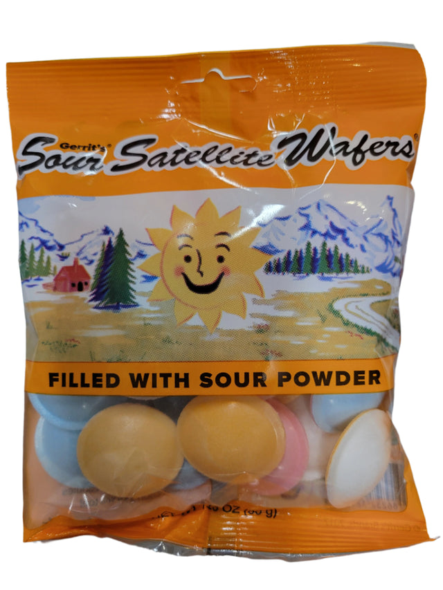 Satellite Wafers Sours Peg Bag