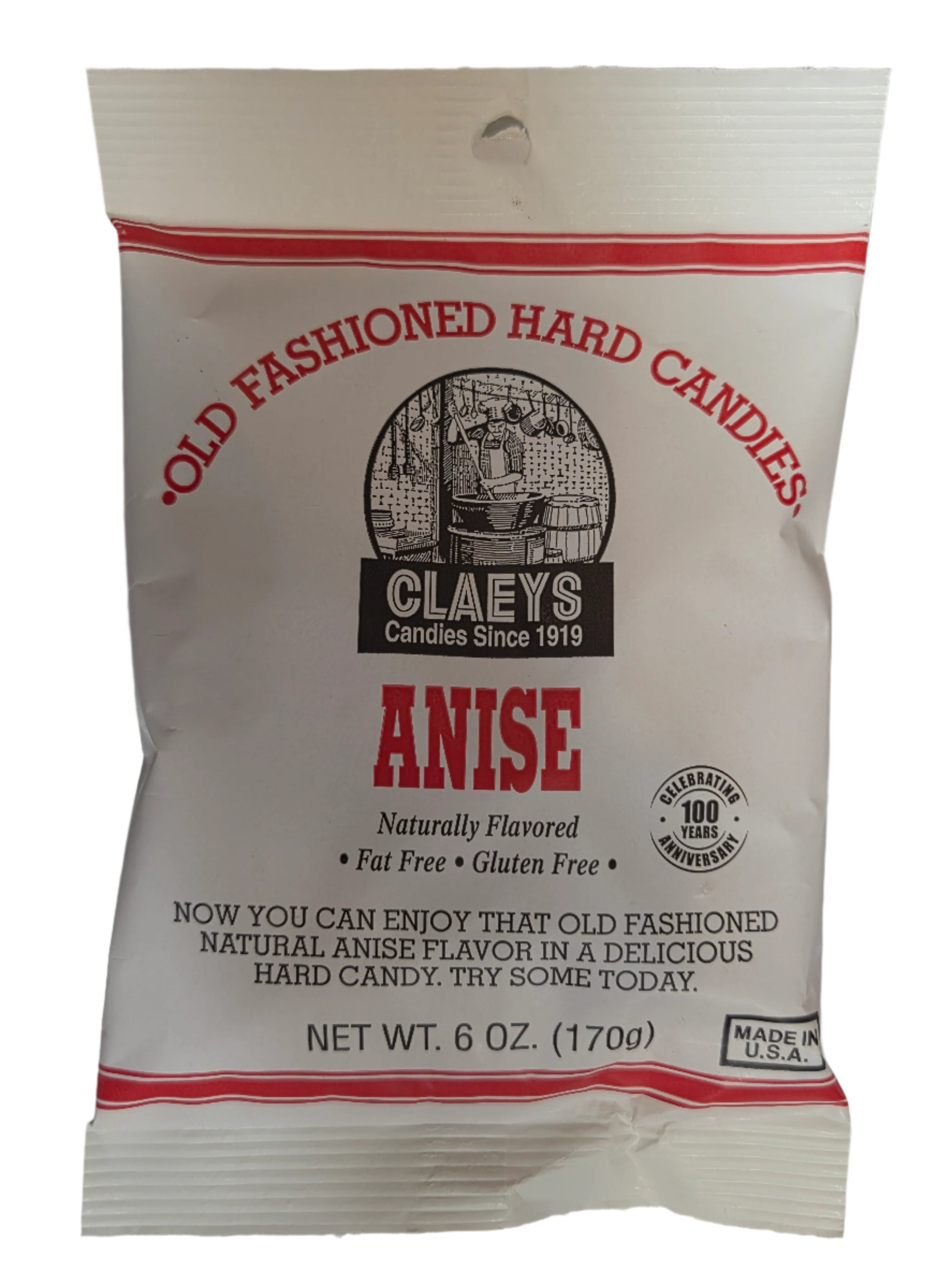 Claeys Anise Candy Drops Peg Bag