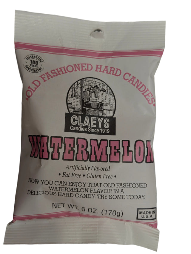Claeys Watermelon Candy Drops Peg Bag