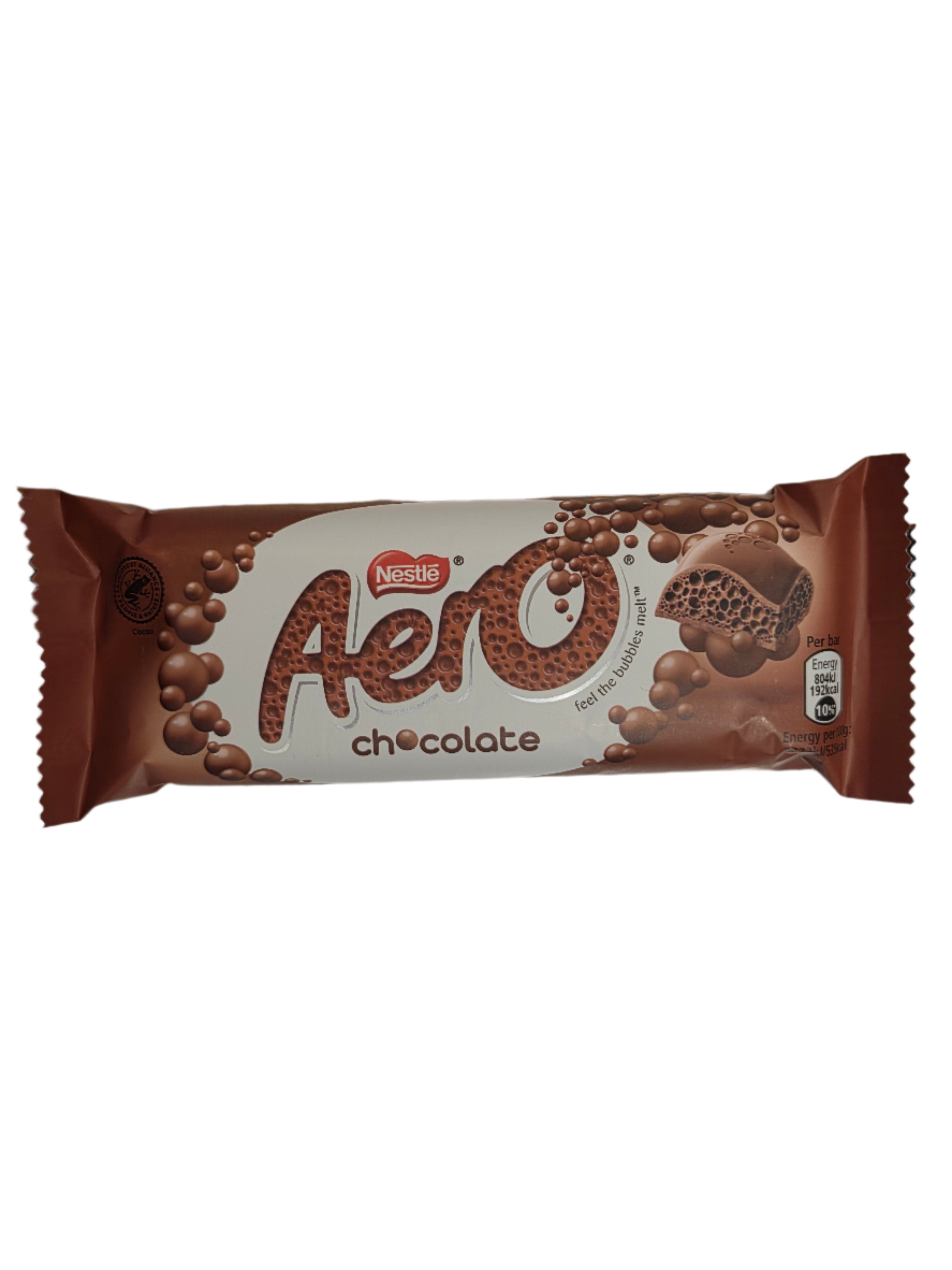 Aero Milk Chocolate Bubbly Bar