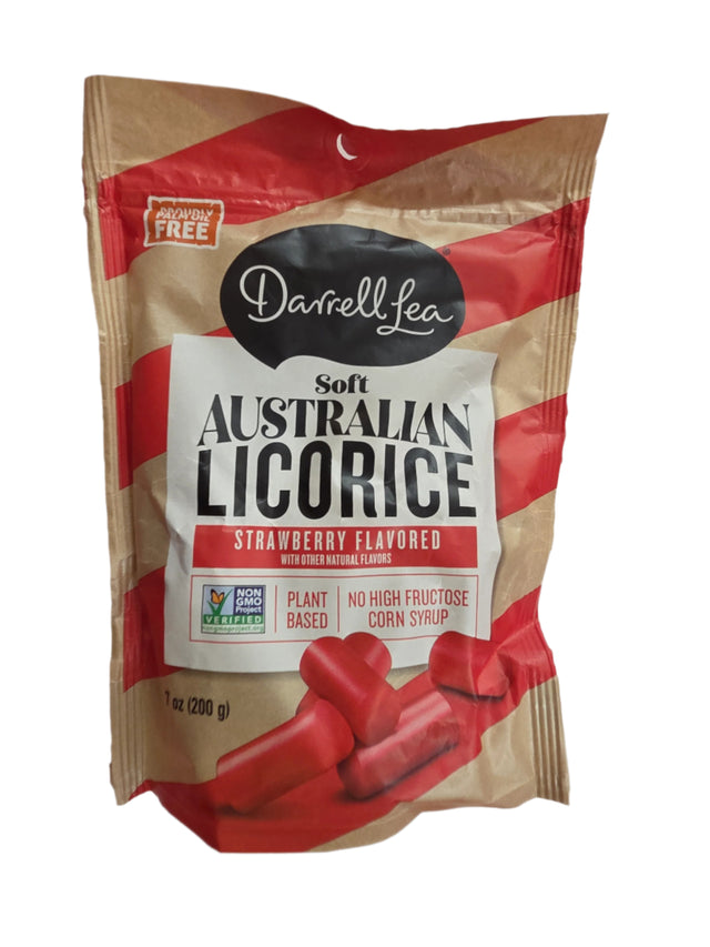 Darrell Lea Red Strawberry Licorice Bag