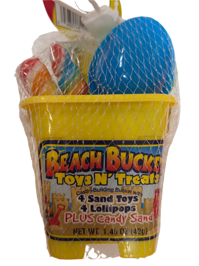 Beach Bucket Toy with Candy