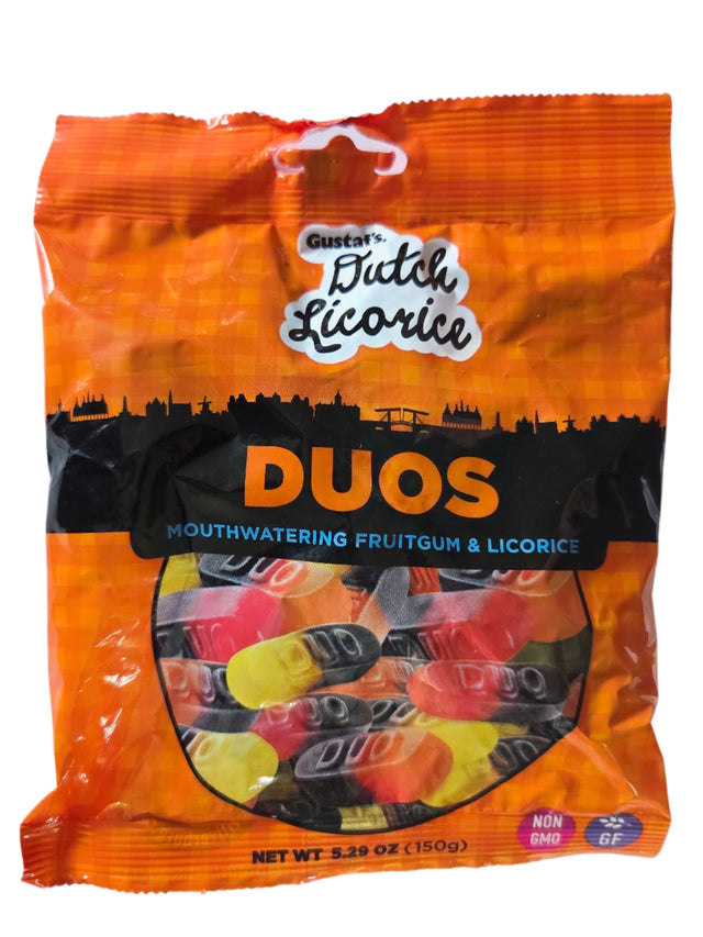 Licorice Duos Fruitgum & Licorice Candies Bag