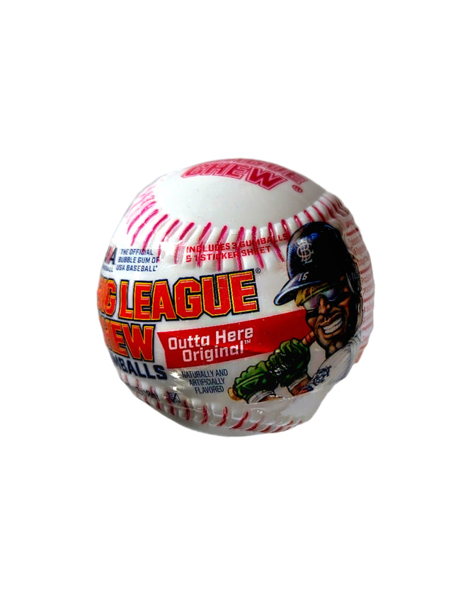 Big League Chew Plastic Baseball with Gum