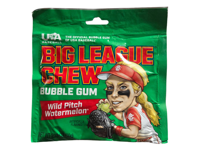 Big League Chew Watermelon Bubble Gum