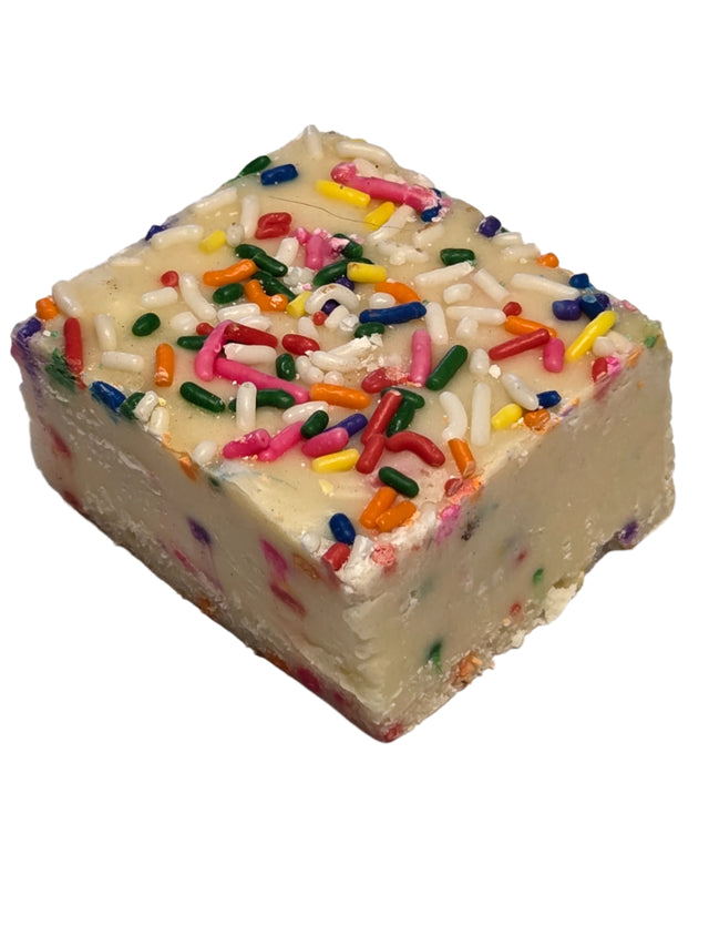 Birthday Cake Fudge with Sprinkles