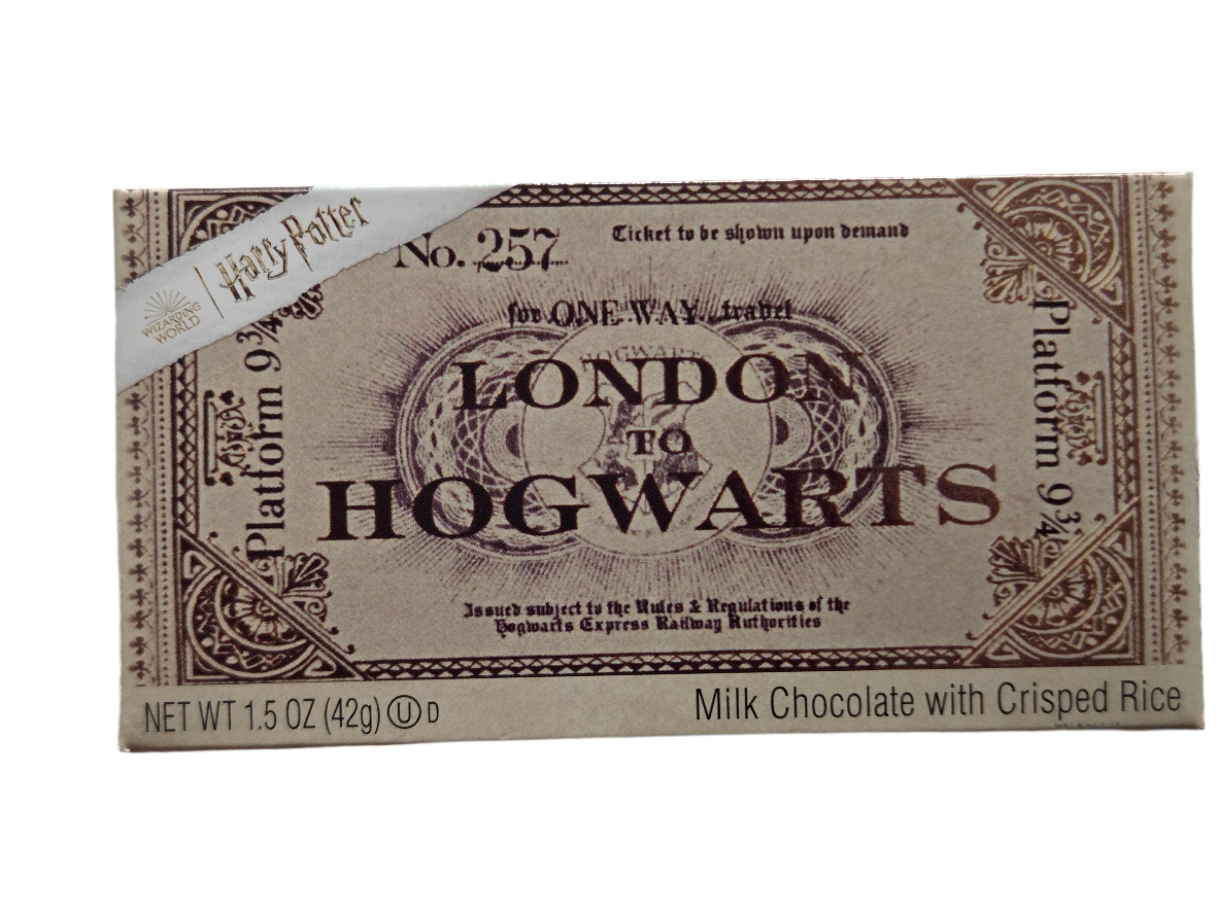 Harry Potter London to Hogwarts Ticket Bar