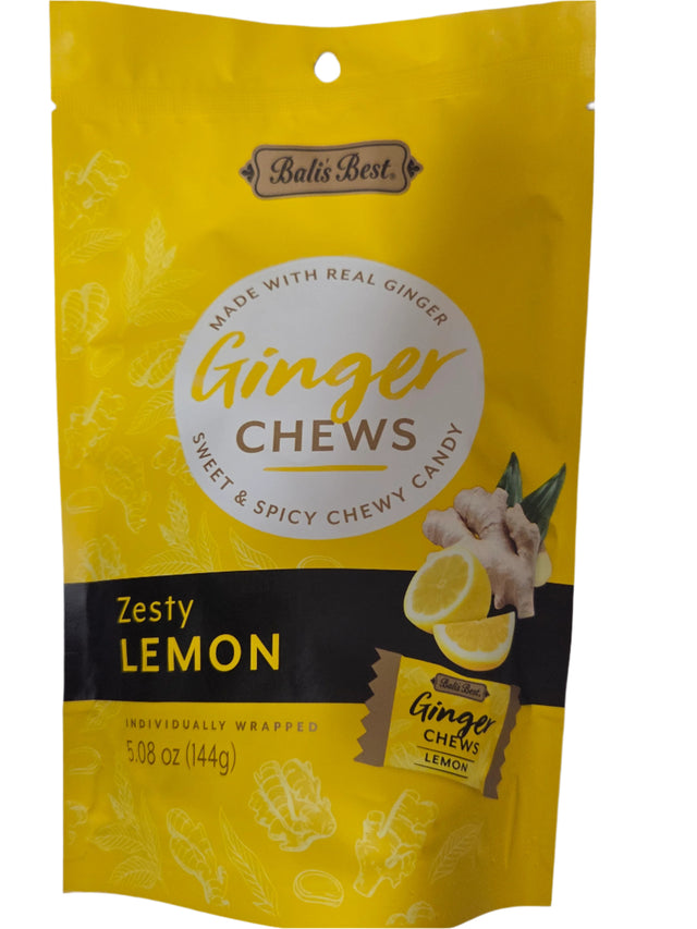Bali's Best Zesty Lemon Ginger Chews