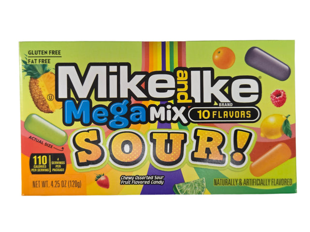 Mike and Ike Mega Mix Sour Theater Box