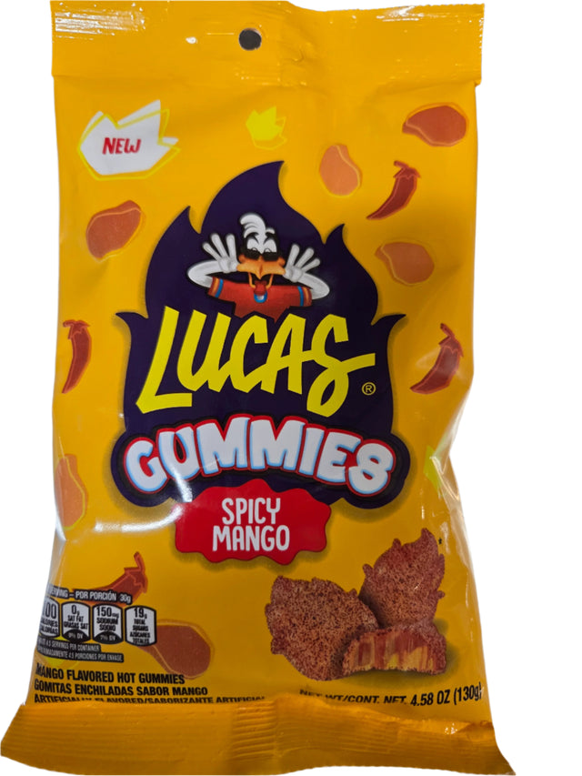 Lucas Gomitas Spicy Mango Gummies Peg