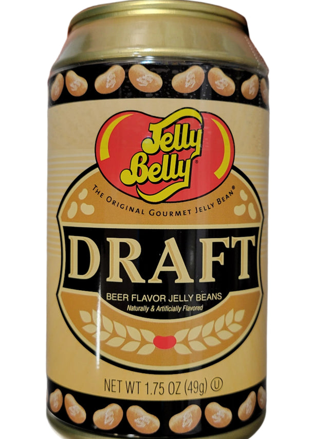 Jelly Belly Draft Beer Can Tin with jelly beans
