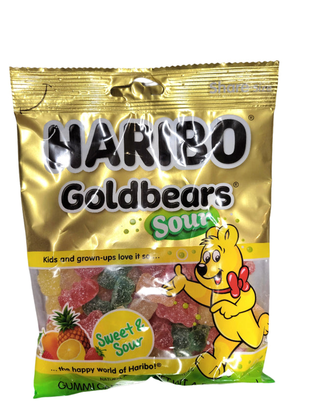 Haribo Sour Gold Bears Peg Bag