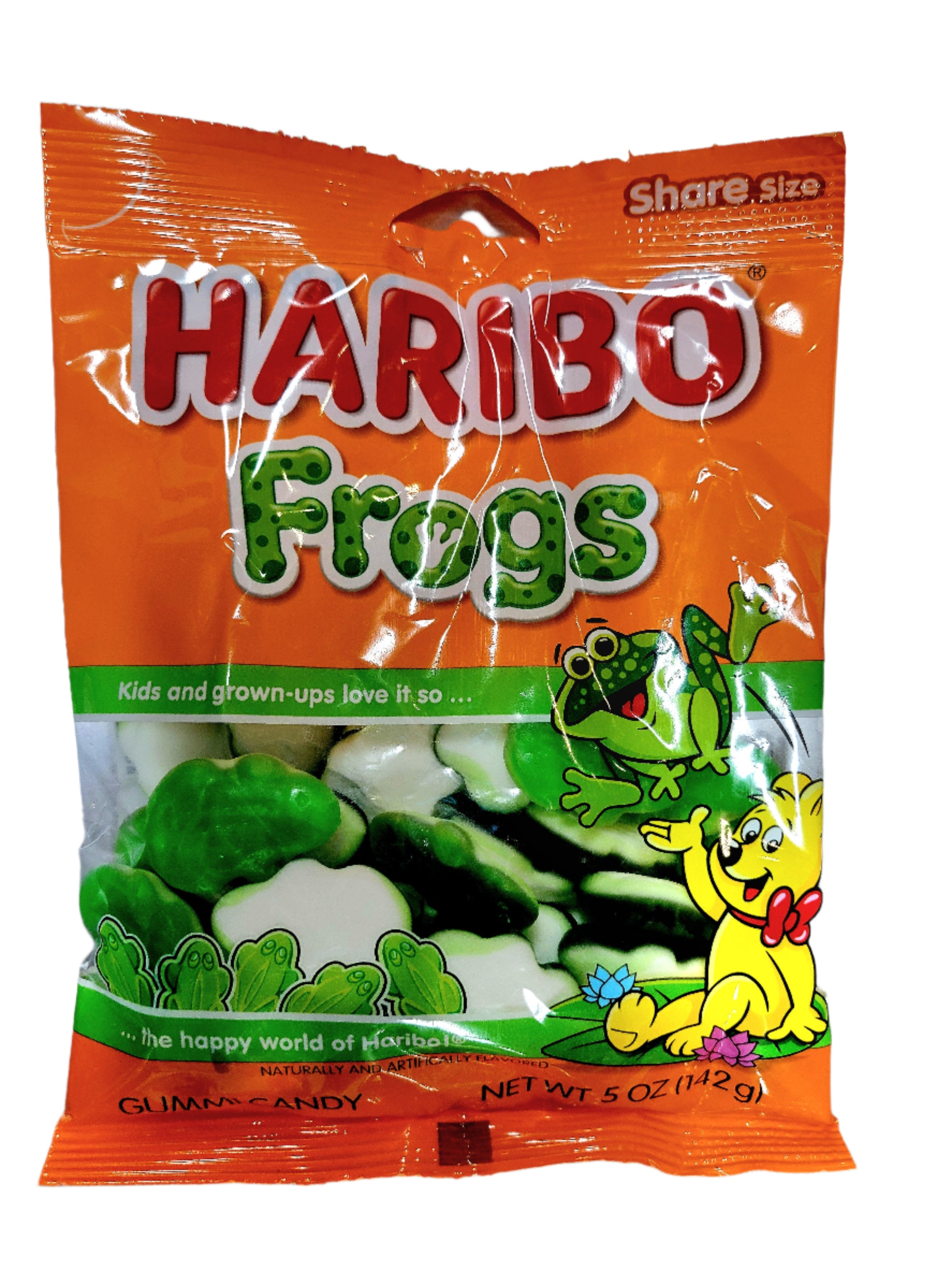 Haribo Gummy Frogs  Peg Bag