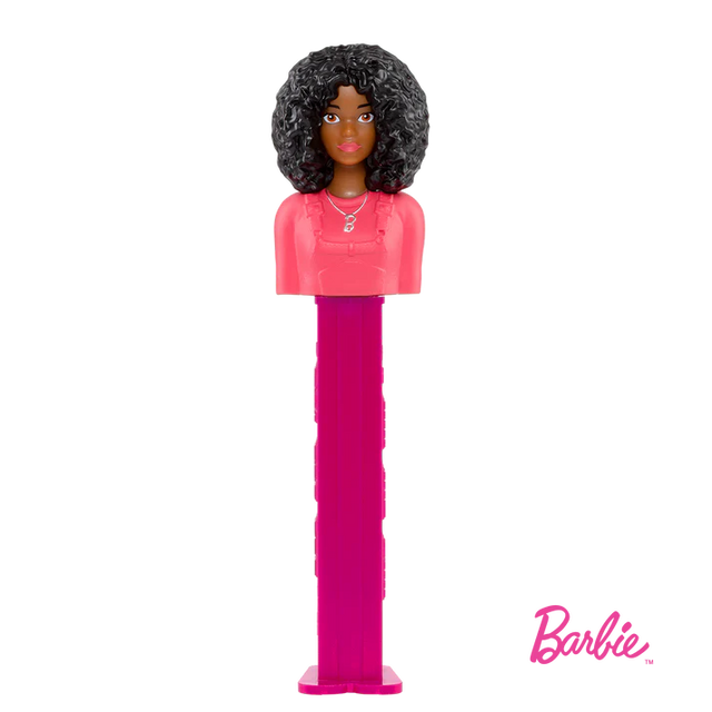 PEZ BARBIE BLACK HAIR