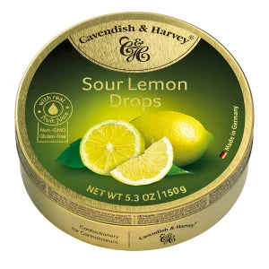 Cavendish & Harvey Sour Lemon Drops Tin