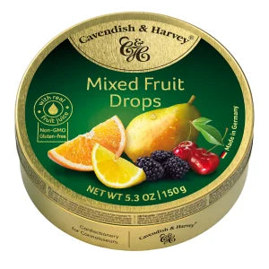 Cavendish & Harvey Mixed Fruit Drops Tin