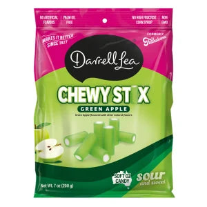 Darrell Lea Sour Green Apple Candy Stix