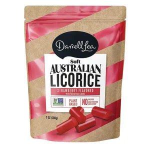 Darrell Lea Red Strawberry Licorice Bag