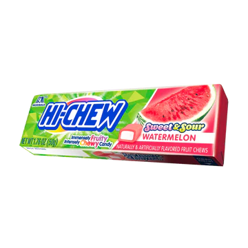 Hi Chew Sweet & Sour Watermelon Candy Stick
