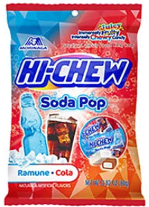 Hi-Chew Soda Pop Mix peg bag with ramune and cola flavors