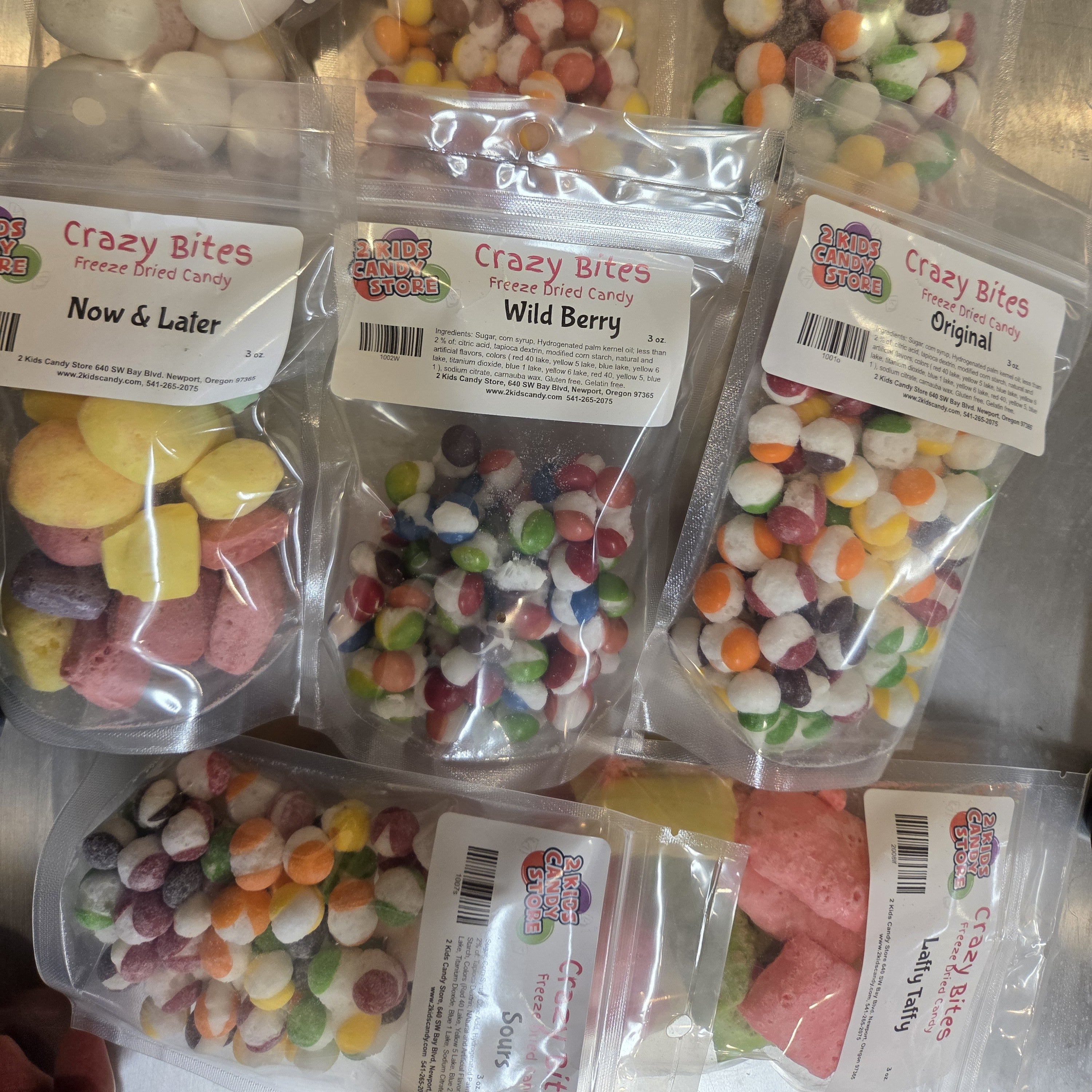 Freeze dried candy is regular candy that has gone undergone a process of freeze drying
