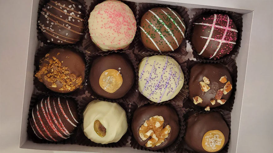 Michele's Truffles. Over 40 select truffles to cheese from. We have picked our customer favorites and a few of our own all custom made for 2 Kids Candy Store.