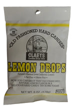 Claeys Lemon Candy Drops 6 oz Peg