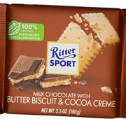 Ritter Sport Milk Chocolate Butter Biscuit Bar