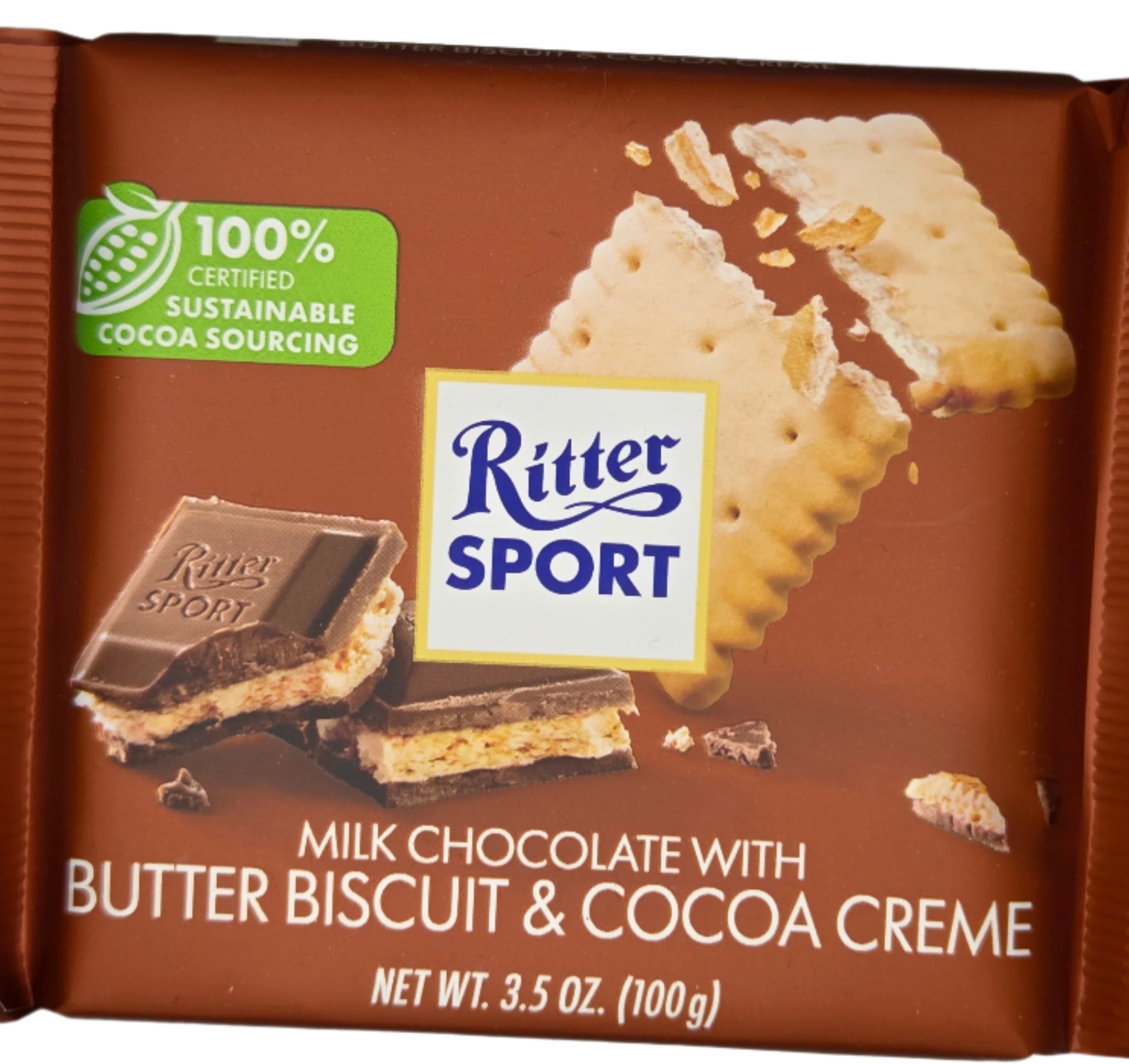 Ritter Sport Milk Chocolate Butter Biscuit Bar