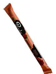 Panda Strawberry Licorice Bar in orange wrapper with berry illustrations