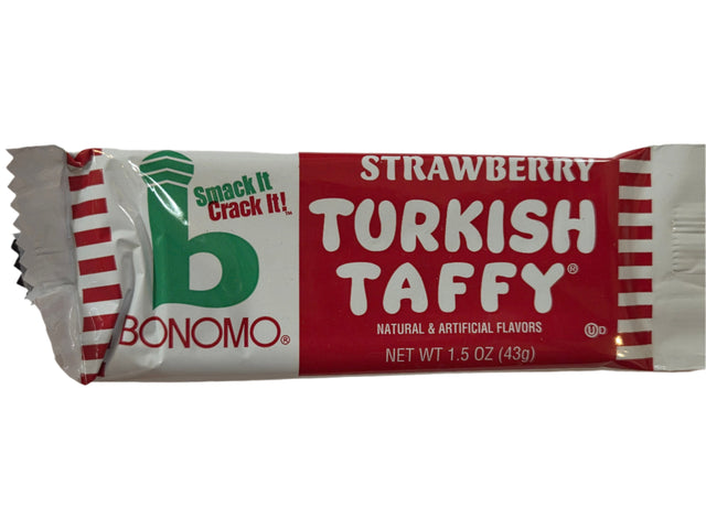 Bonomo Strawberry Turkish Taffy  Bar