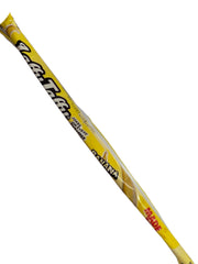 Laffy Taffy Banana Rope: yellow candy stick in glossy printed wrapper