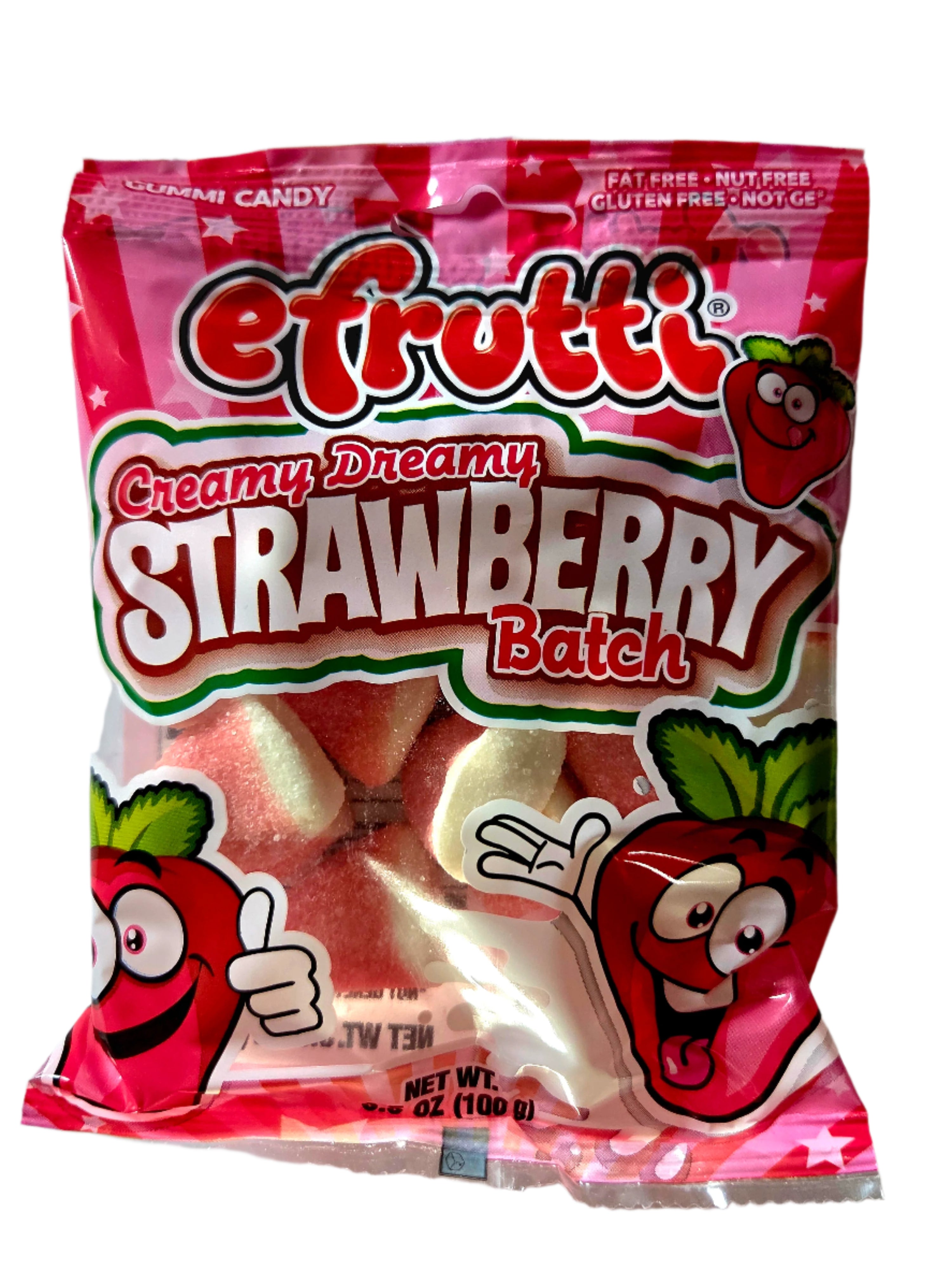 EFrutti Creamy Dreamy Strawberry Peg Bag with Cartoon Strawberries