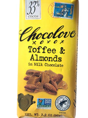 Chocolove Toffee & Almonds Bar