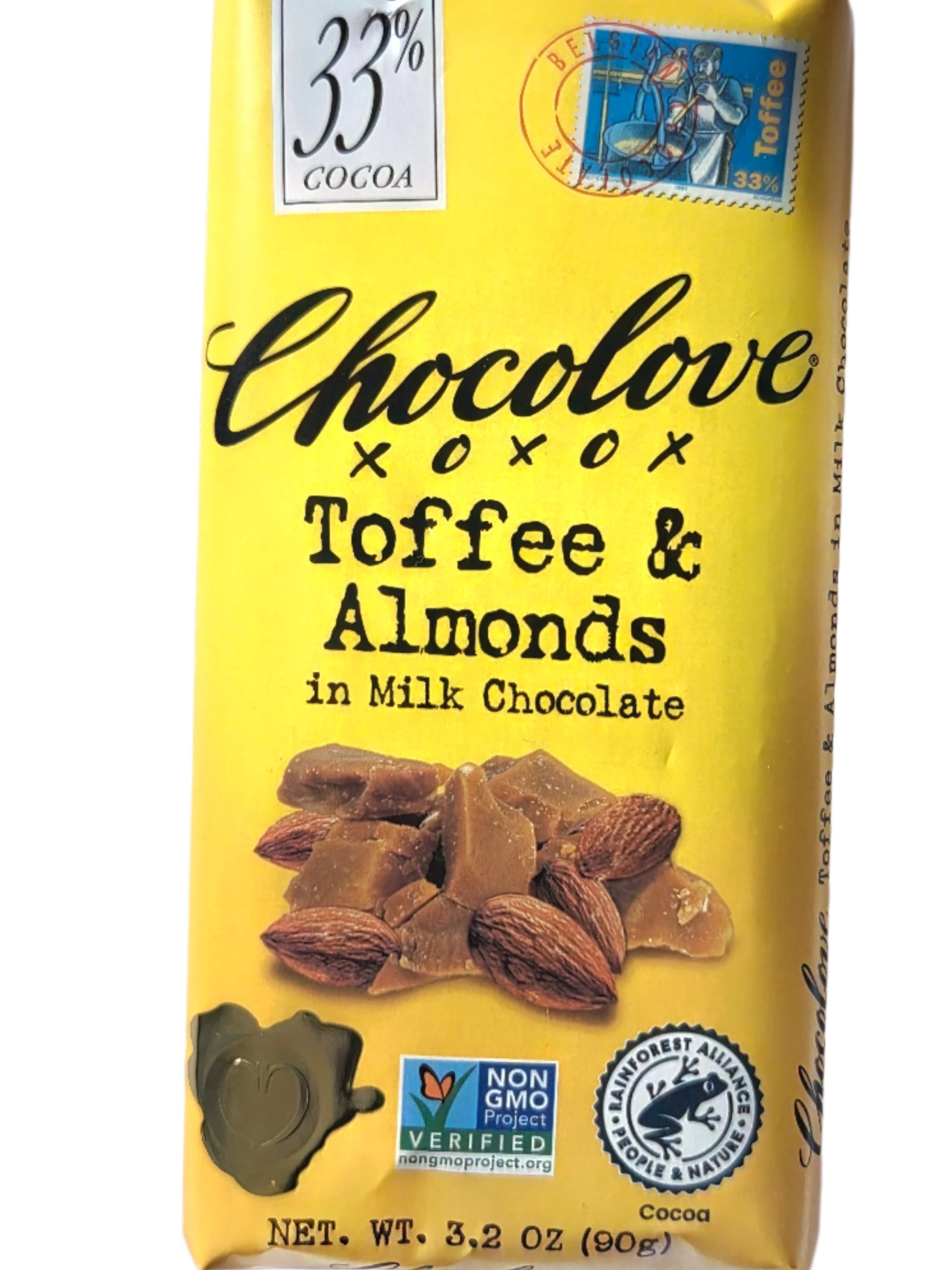 Chocolove Toffee & Almonds Bar
