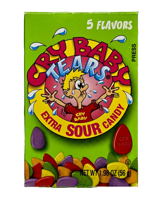 Cry Baby Tears Extra Sour Candy Box 1.98 oz