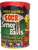 Toxic Waste Sour Smog Balls Bank 4 oz