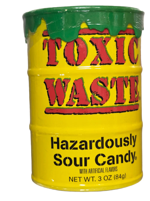 Toxic Waste Bank with Candy