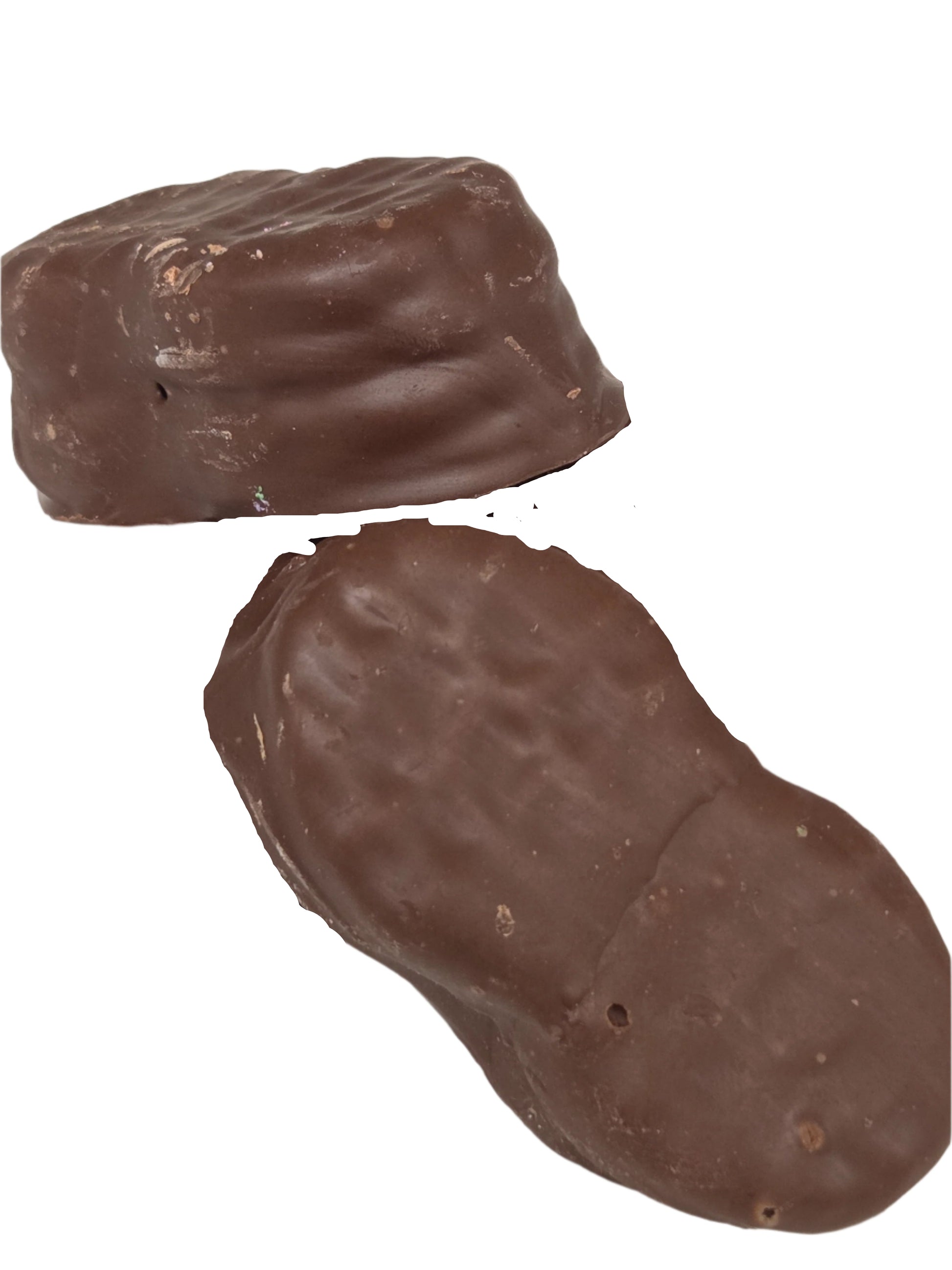 Nutterbutter Dual Dark Chocolate cookies with glossy, textured surface