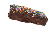 Rice Krispy Treats Choc & Sprinkles with M&Ms and rainbow sprinkles