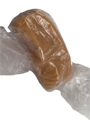 Sarah Joe’s 1 Pc Caramel: translucent plastic-wrapped golden-brown bread loaf
