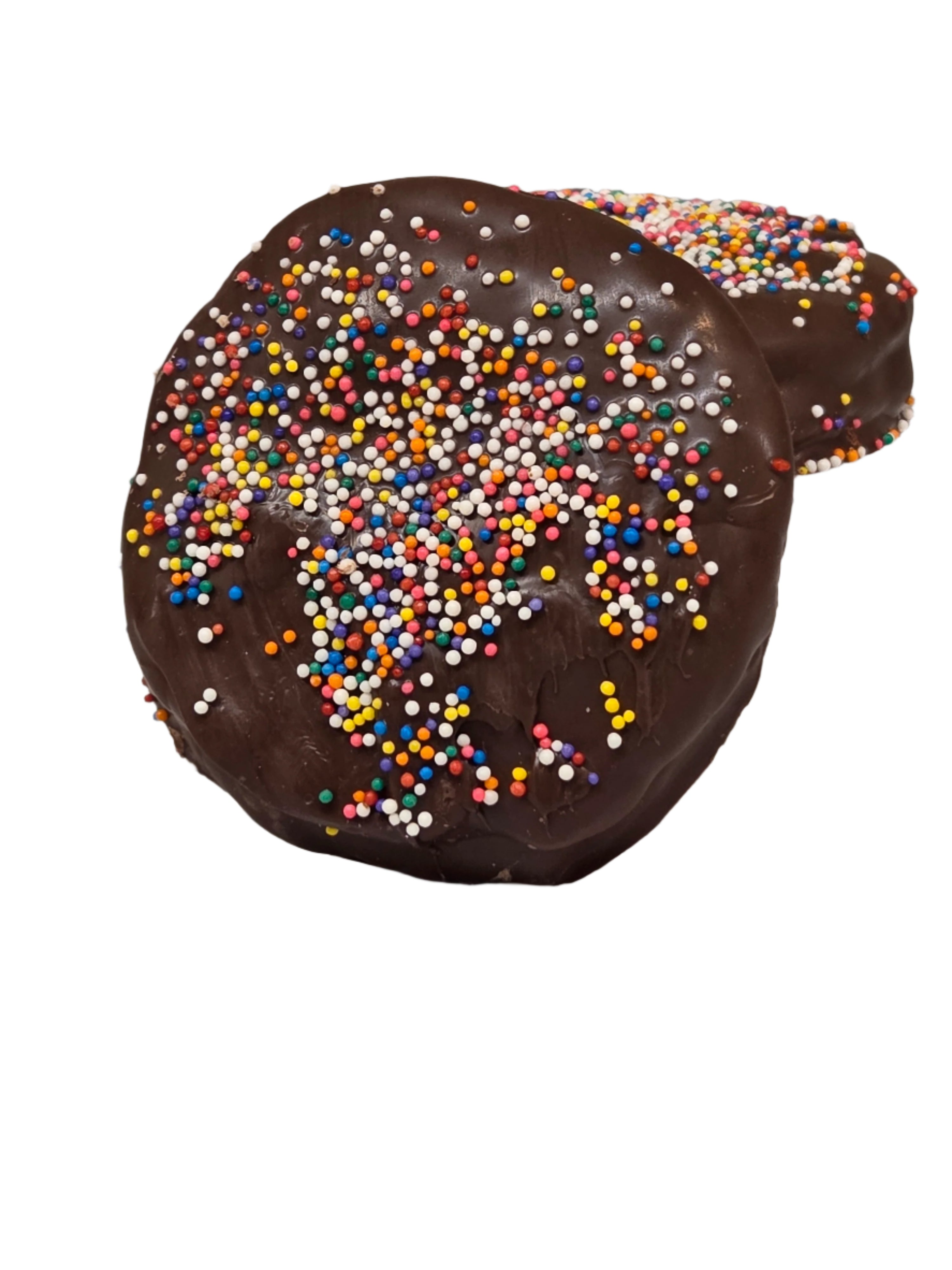 Grandma’s Choc Chip dual Cookie with rainbow sprinkles