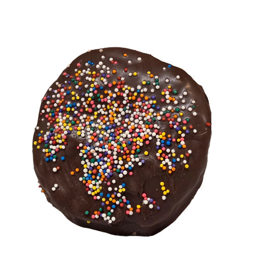 Grandma’s Choc Chip dual Cookie with rainbow sprinkles