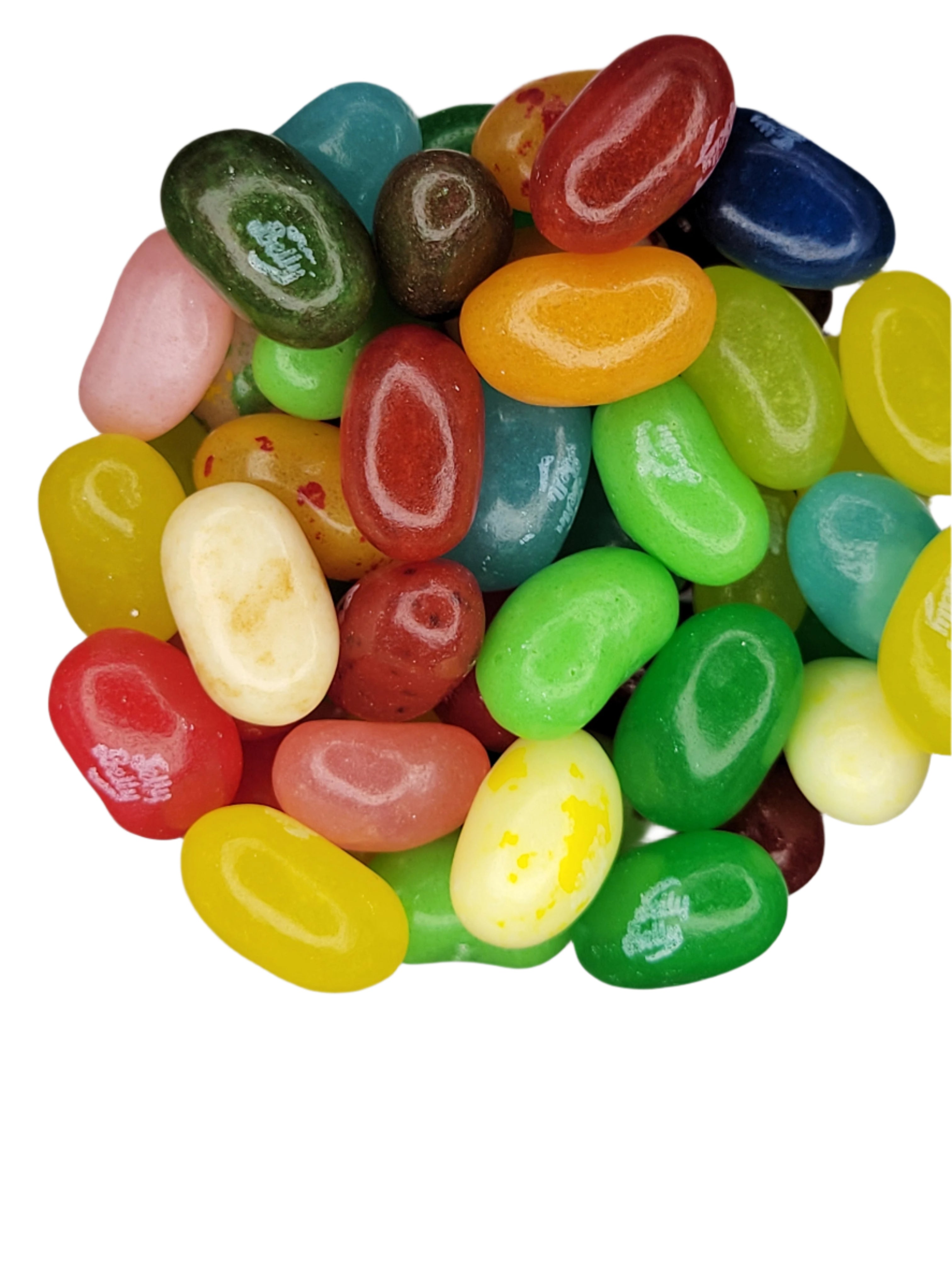 Colorful Jelly Belly Kids Mix jelly beans in red, green, yellow, blue, and pink