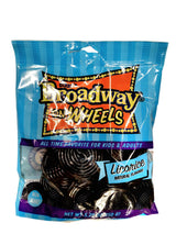 Broadway Wheels Licorice Peg Bag 5.29oz