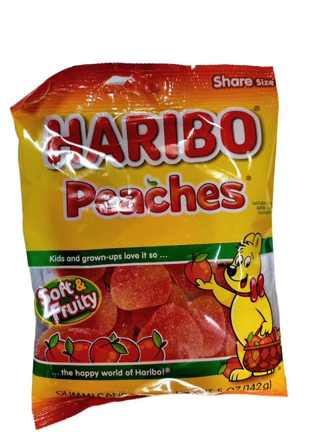 Haribo Peaches Gummi 5 oz