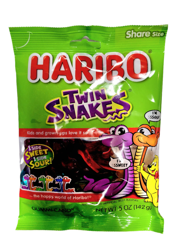 Haribo Twin Snakes 5 oz