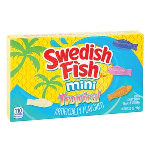 Swedish Fish Mini Tropical Theater Box with colorful gummy candies