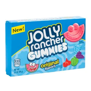 Jolly Rancher Gummies Theater Box with colorful cartoon candies